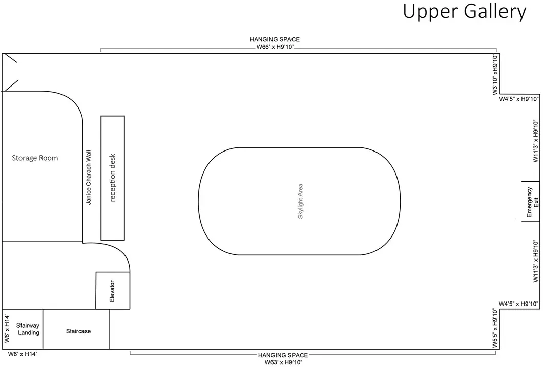 Gallery Upper Floor Plan